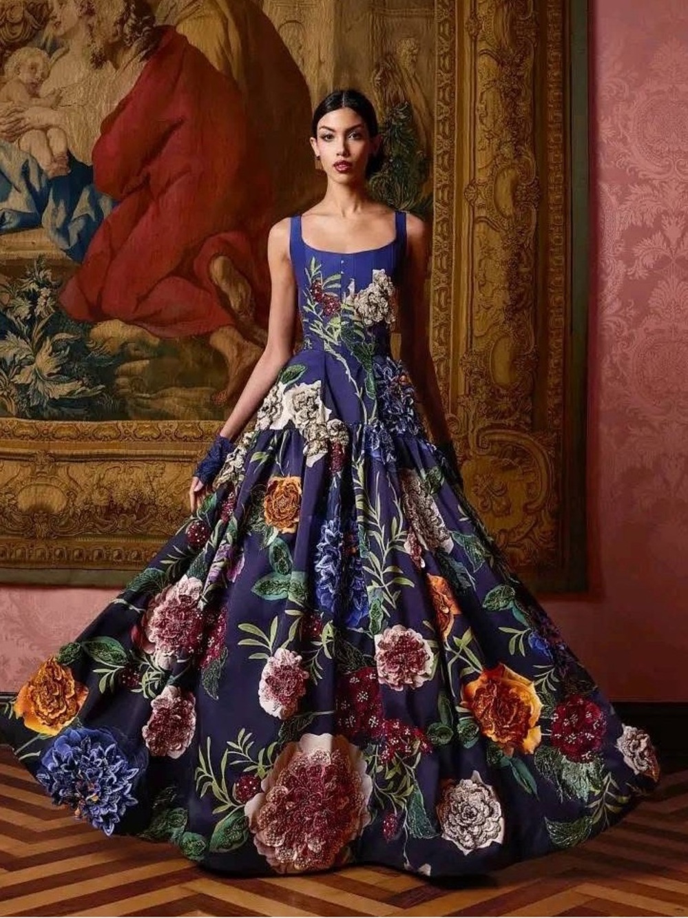 ALICE + OLIVIA MAXINE EMBELLISHED GOWN - Picture 8 of 17